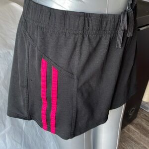 Champion Size Black Shorts w/ Pink Stripes